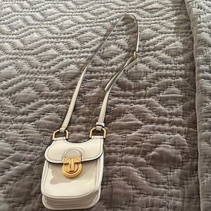Tory Burch White Mini Crossbody Bag